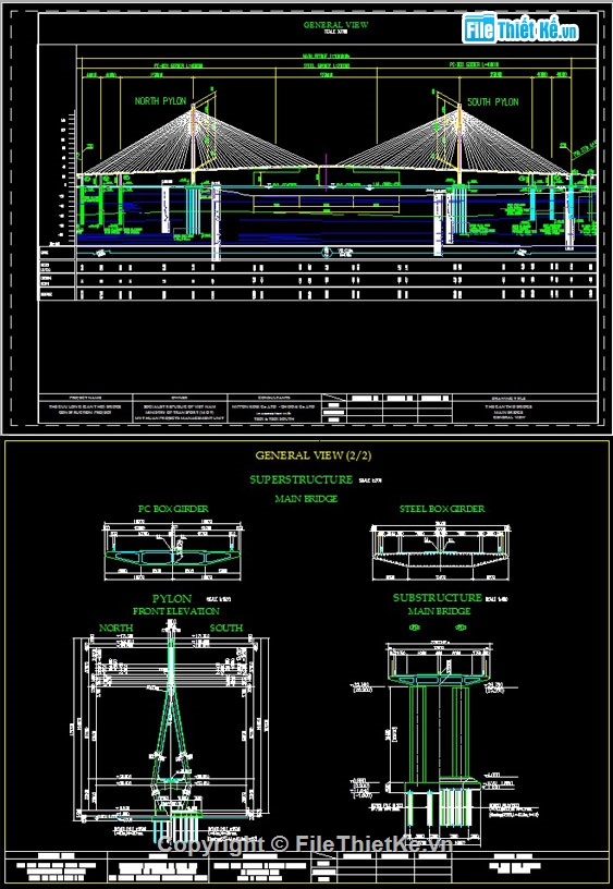 Bản vẽ,thiết kế cầu,Bản vẽ cầu cần thơ,bản vẽ thiết kế,file cad vẽ chợ